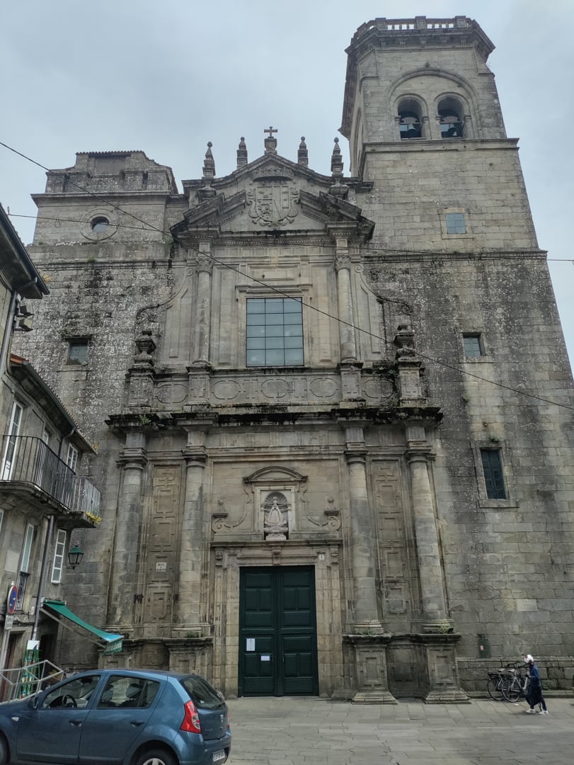 Detalle de la fachada de Santo Agostiño