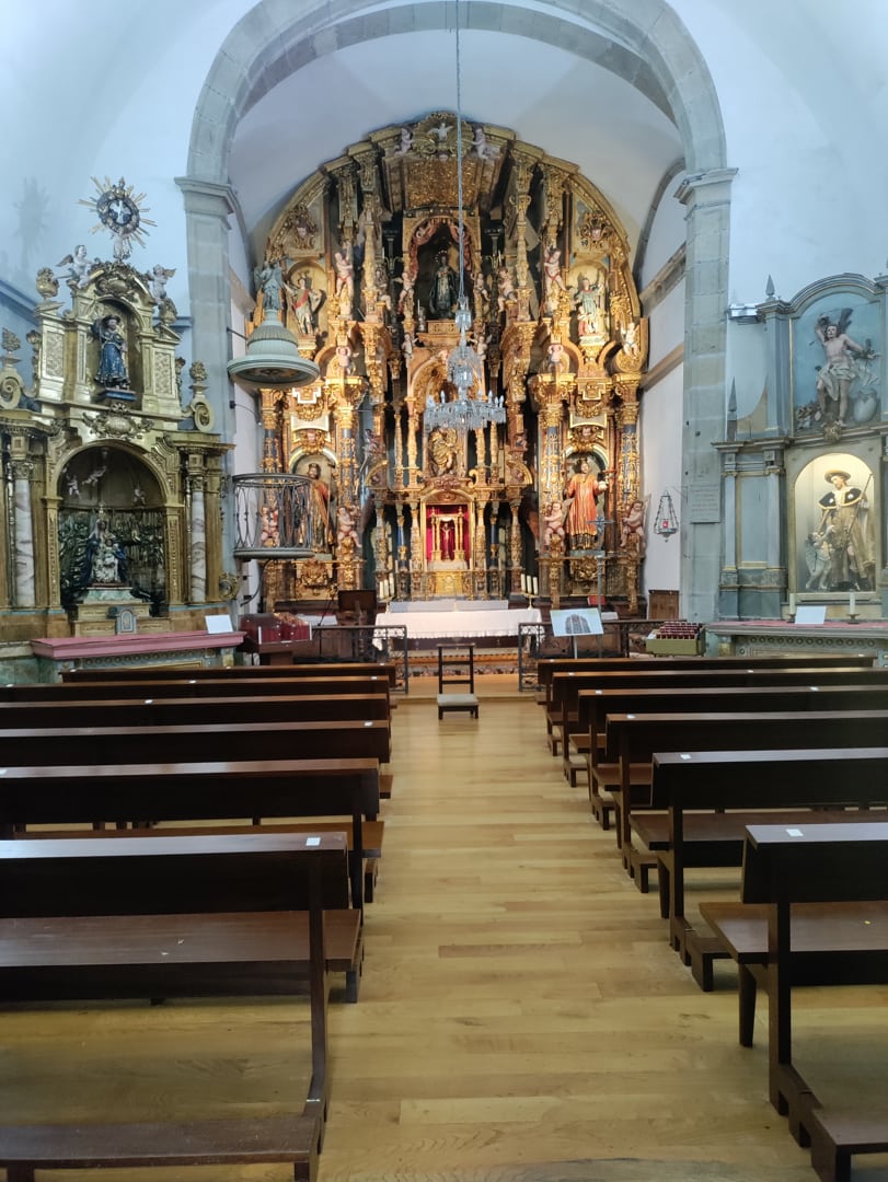 Interior de la Iglesia de San Roque.
