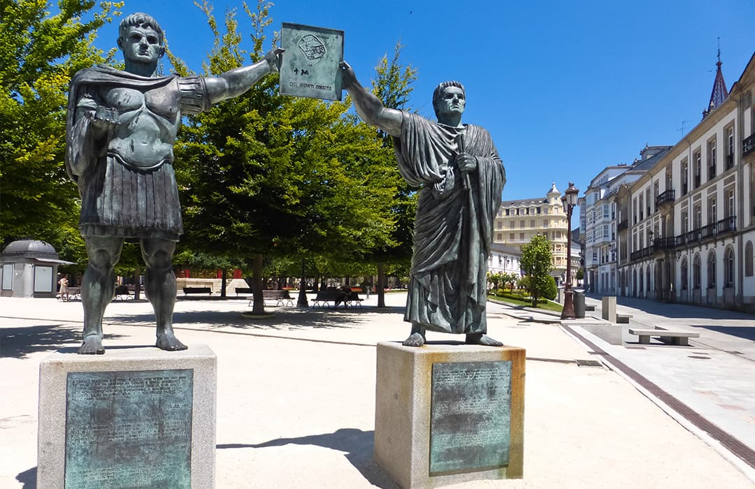 Estatuas romanas de Lugo