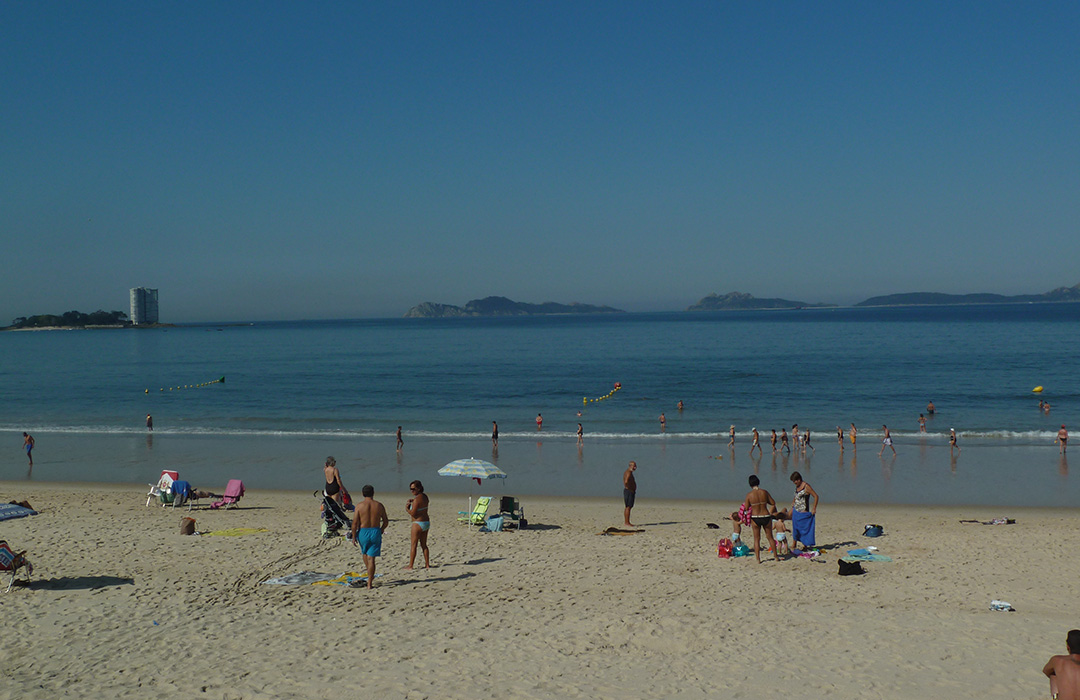 Praia de Samil en Vigo