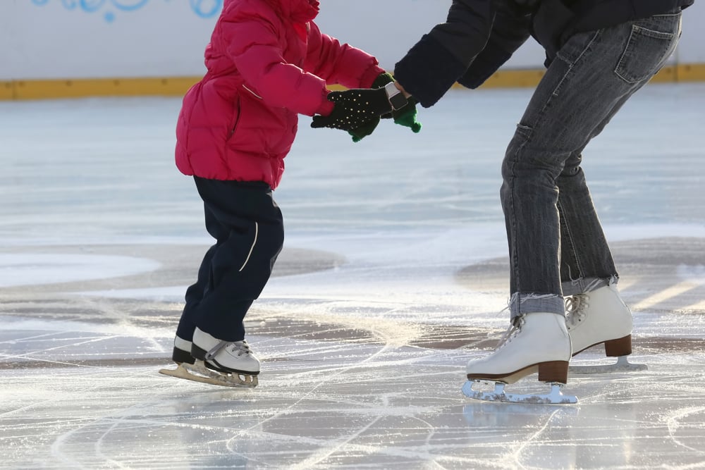 Santiago de Compostela acoge una pista de hielo ecológica