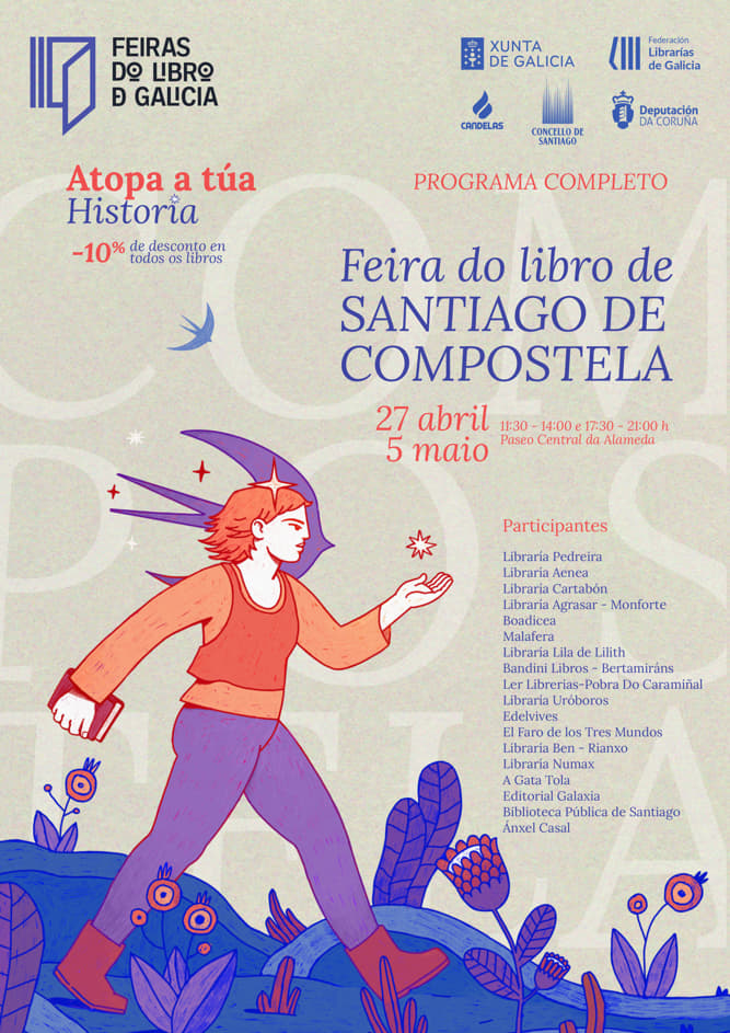 Programa de la Feria del Libro de Santiago