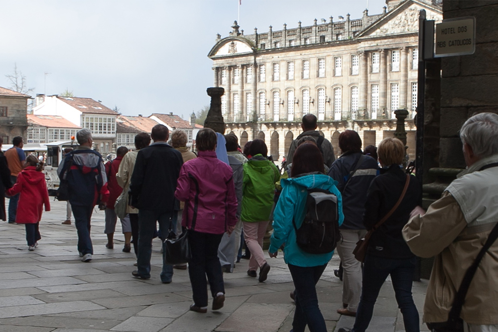 Compostela recibe máis de 150.000 visitantes internacionais